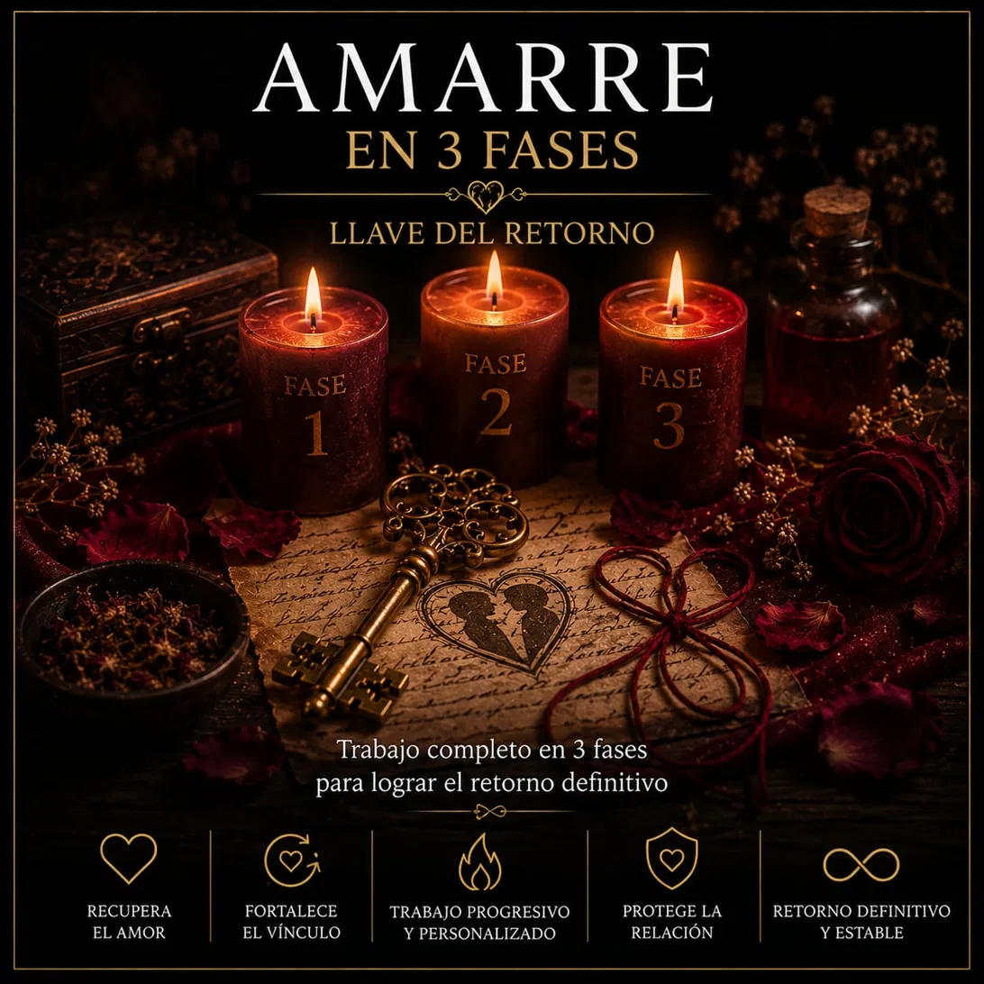 Ritual de Amarre en 3 Fases